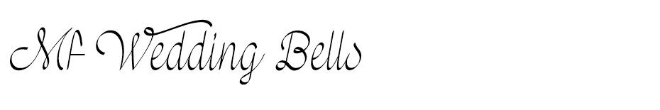 Mf Wedding Bells font